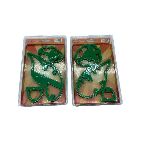 Dinosaur 3D Cookie Cutters Brontosaurus & Triceratops (lot of 2) NEW Birthday - Picture 3 of 3